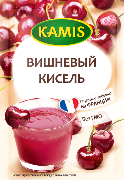 Кисель моментального приготовления KAMIS Вишневый